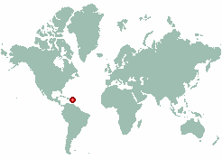 Saint Barthelemy in world map